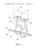 Crankshaft-free drive shaft and piston assembly of a split-cycle four-stroke engine diagram and image