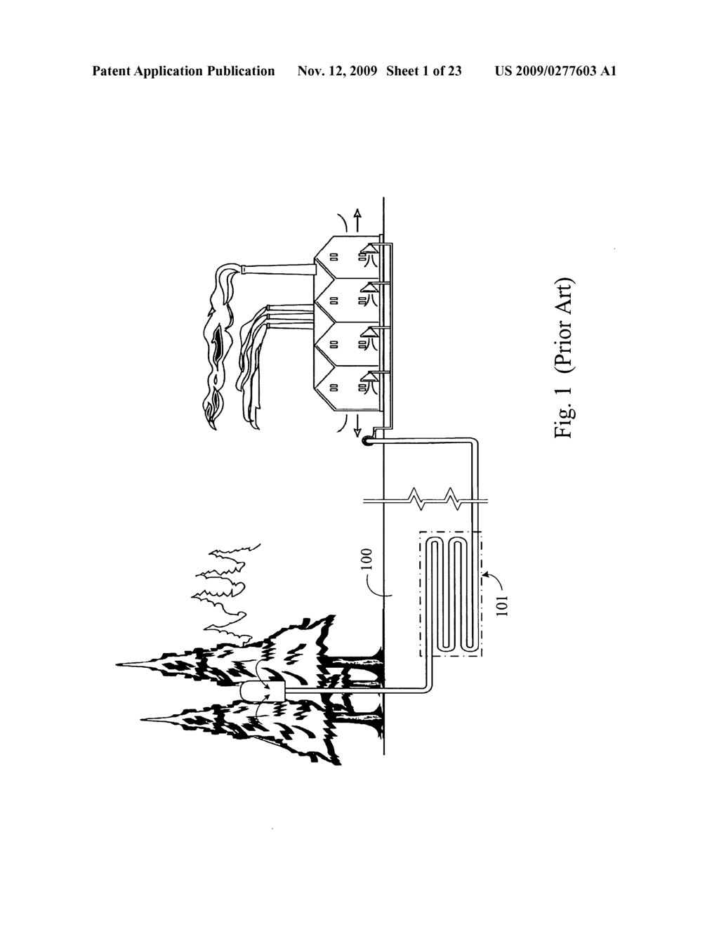 Temperature equalization air supply system of natural thermal energy with intermediate thermal storage - diagram, schematic, and image 02