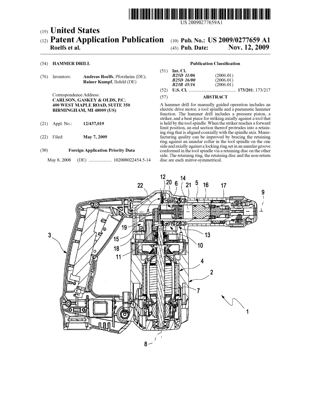 HAMMER DRILL - diagram, schematic, and image 01