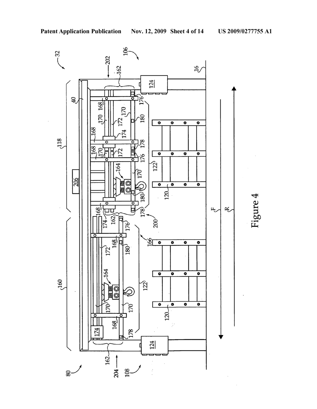 Mobile module for transportating a carrier from a first modular line to second modular line - diagram, schematic, and image 05