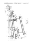 Mobile module for transportating a carrier from a first modular line to second modular line diagram and image