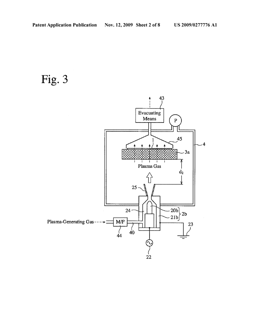 METHOD AND APPARATUS FOR PLASMA-TREATING POROUS BODY - diagram, schematic, and image 03