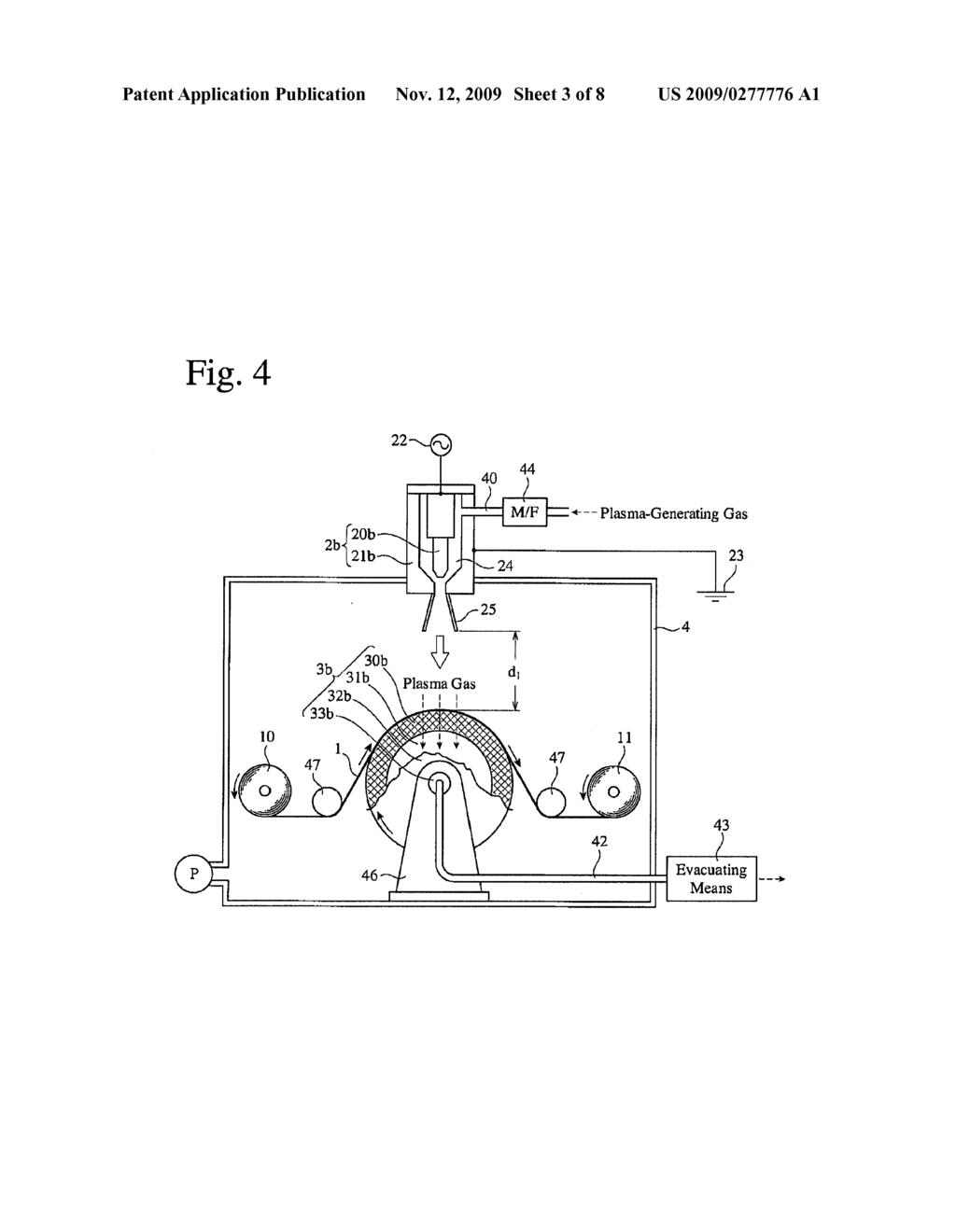 METHOD AND APPARATUS FOR PLASMA-TREATING POROUS BODY - diagram, schematic, and image 04