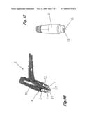 Insertion element, gas lens with such an insertion element, and welding torch with such a gas lens diagram and image