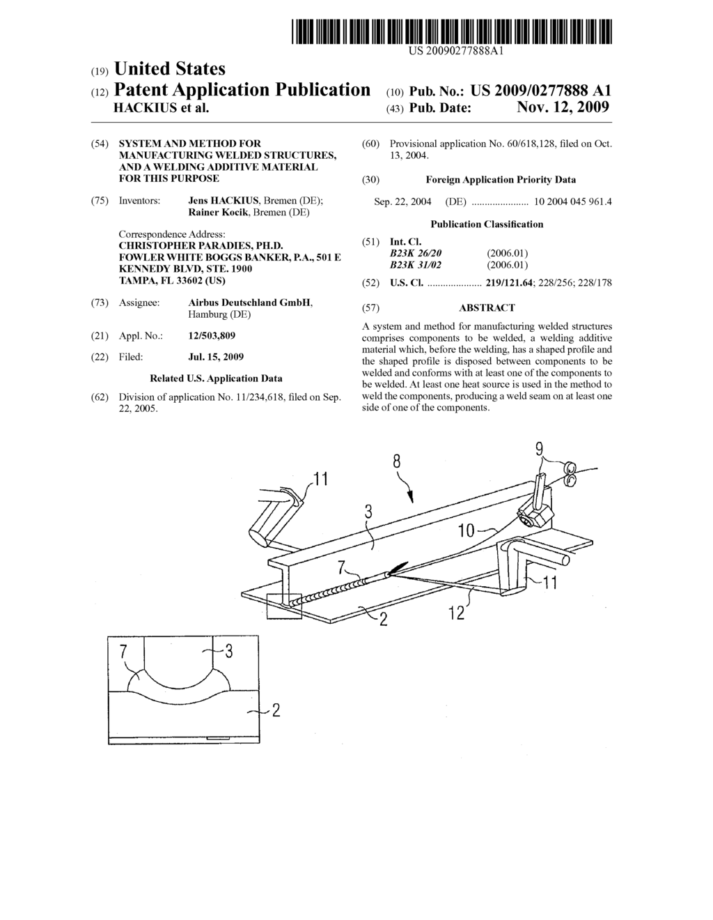 SYSTEM AND METHOD FOR MANUFACTURING WELDED STRUCTURES, AND A WELDING ADDITIVE MATERIAL FOR THIS PURPOSE - diagram, schematic, and image 01