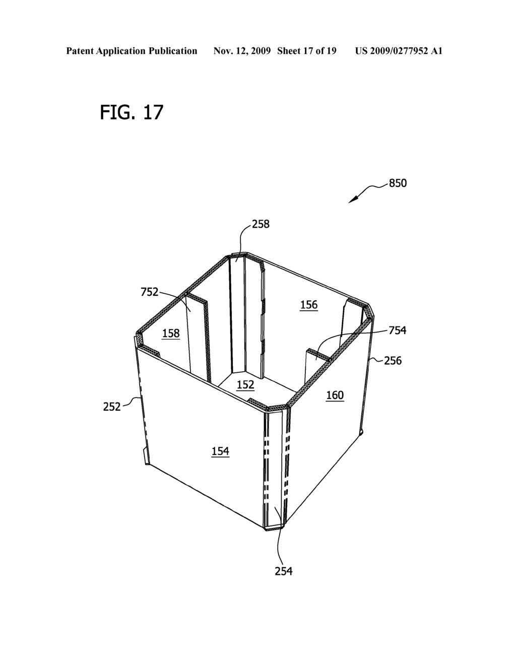 REINFORCED POLYGONAL CONTAINERS AND BLANKS FOR MAKING THE SAME - diagram, schematic, and image 18