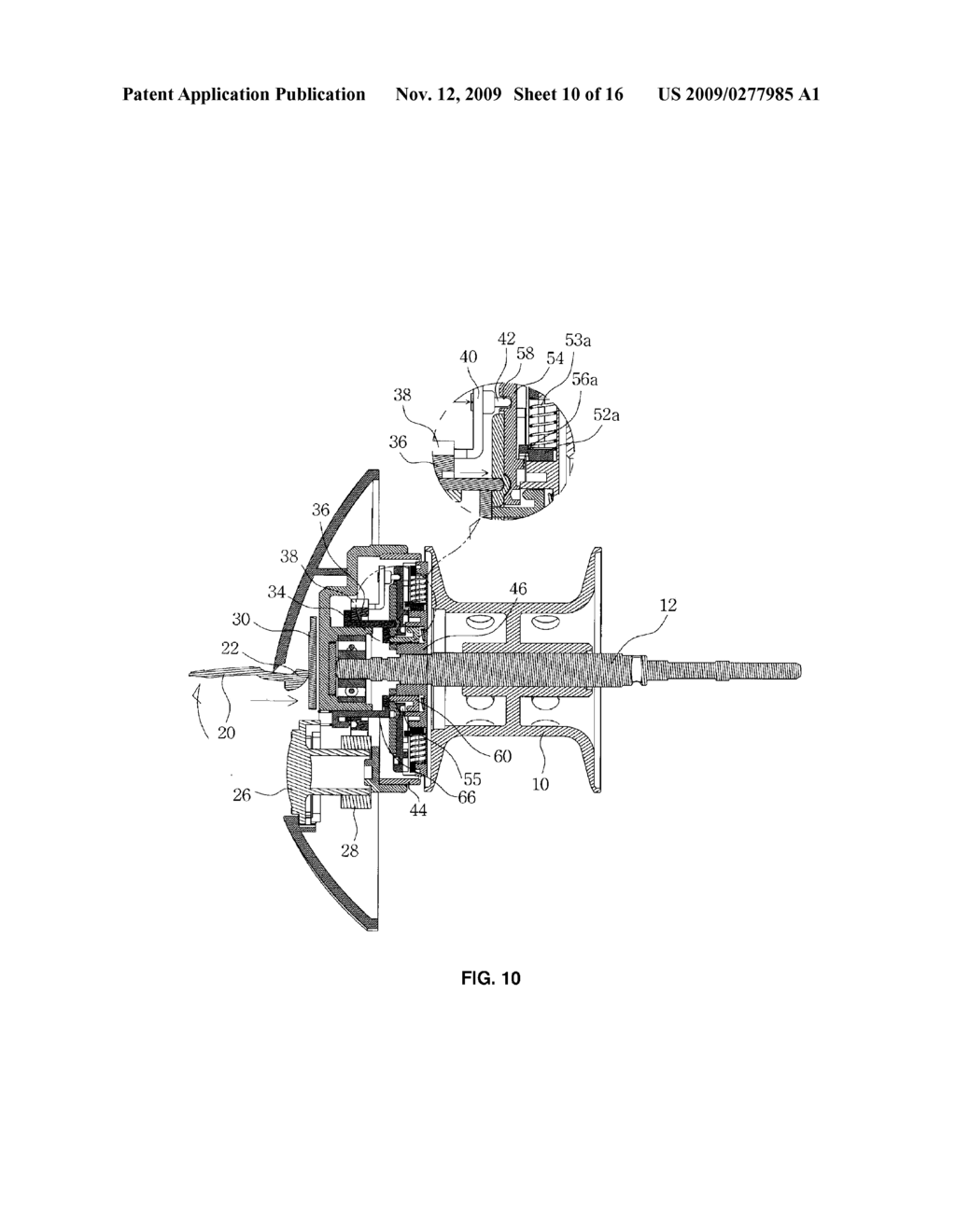 BACKLASH PREVENTION APPARATUS FOR BAIT REEL - diagram, schematic, and image 11