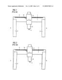 MACHINE HAVING A MACHINE ELEMENT THAT CAN BE MOVED ALONG A CROSSBEAM diagram and image