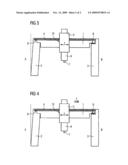 MACHINE HAVING A MACHINE ELEMENT THAT CAN BE MOVED ALONG A CROSSBEAM diagram and image