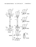 Attachment for baluster for stair, balcony or landing rails for both adjustable and fixed railings diagram and image