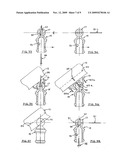 Attachment for baluster for stair, balcony or landing rails for both adjustable and fixed railings diagram and image