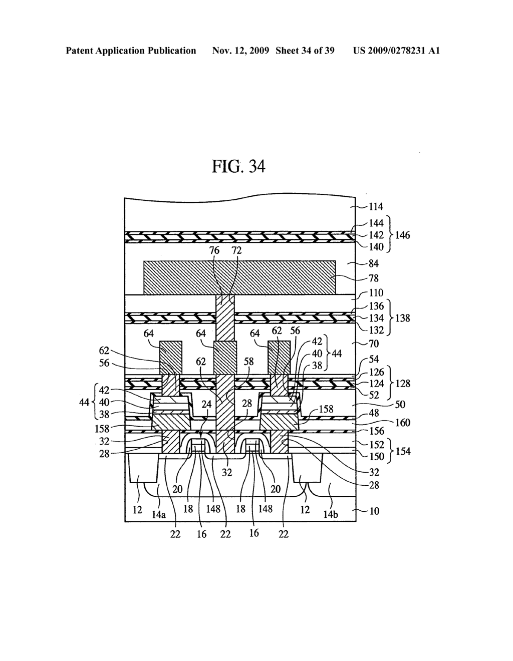 Semiconductor device and method for fabricating the same - diagram, schematic, and image 35