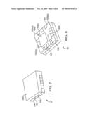 SEMICONDUCTOR DIE PACKAGE INCLUDING DIE STACKED ON PREMOLDED SUBSTRATE INCLUDING DIE diagram and image