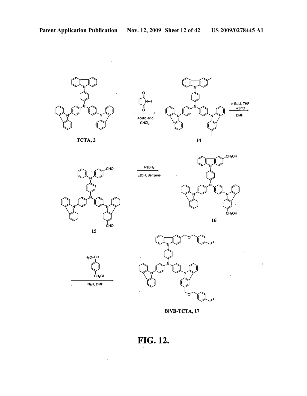 CROSSLINKABLE HOLE-TRANSPORTING MATERIALS FOR ORGANIC LIGHT-EMITTING DEVICES - diagram, schematic, and image 13