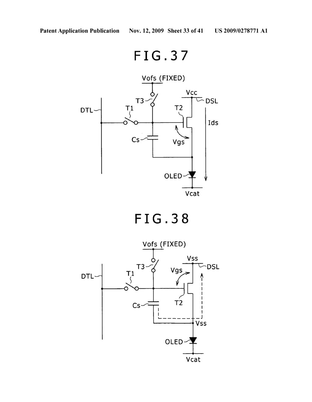 EL display panel, electronic instrument and panel driving method - diagram, schematic, and image 34