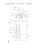 DISCHARGE TUBE, FERRULE, LIGHTING DEVICE, DISPLAY DEVICE AND TELEVISION RECEIVER diagram and image