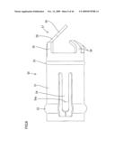 DISCHARGE TUBE, FERRULE, LIGHTING DEVICE, DISPLAY DEVICE AND TELEVISION RECEIVER diagram and image