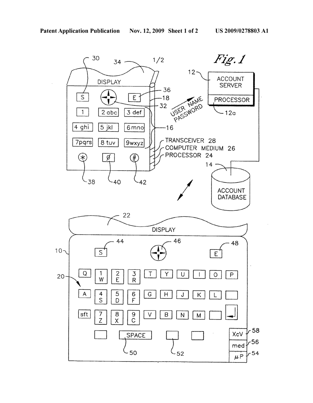 FACILITATING INPUT OF USER NAME AND PASSWORD FROM DEVICE HAVING KEYPAD LAYOUT DIFFERENT THAN KEYPAD LAYOUT OF DEVICE USED TO ESTABLISH USER NAME AND PASSWORD - diagram, schematic, and image 02