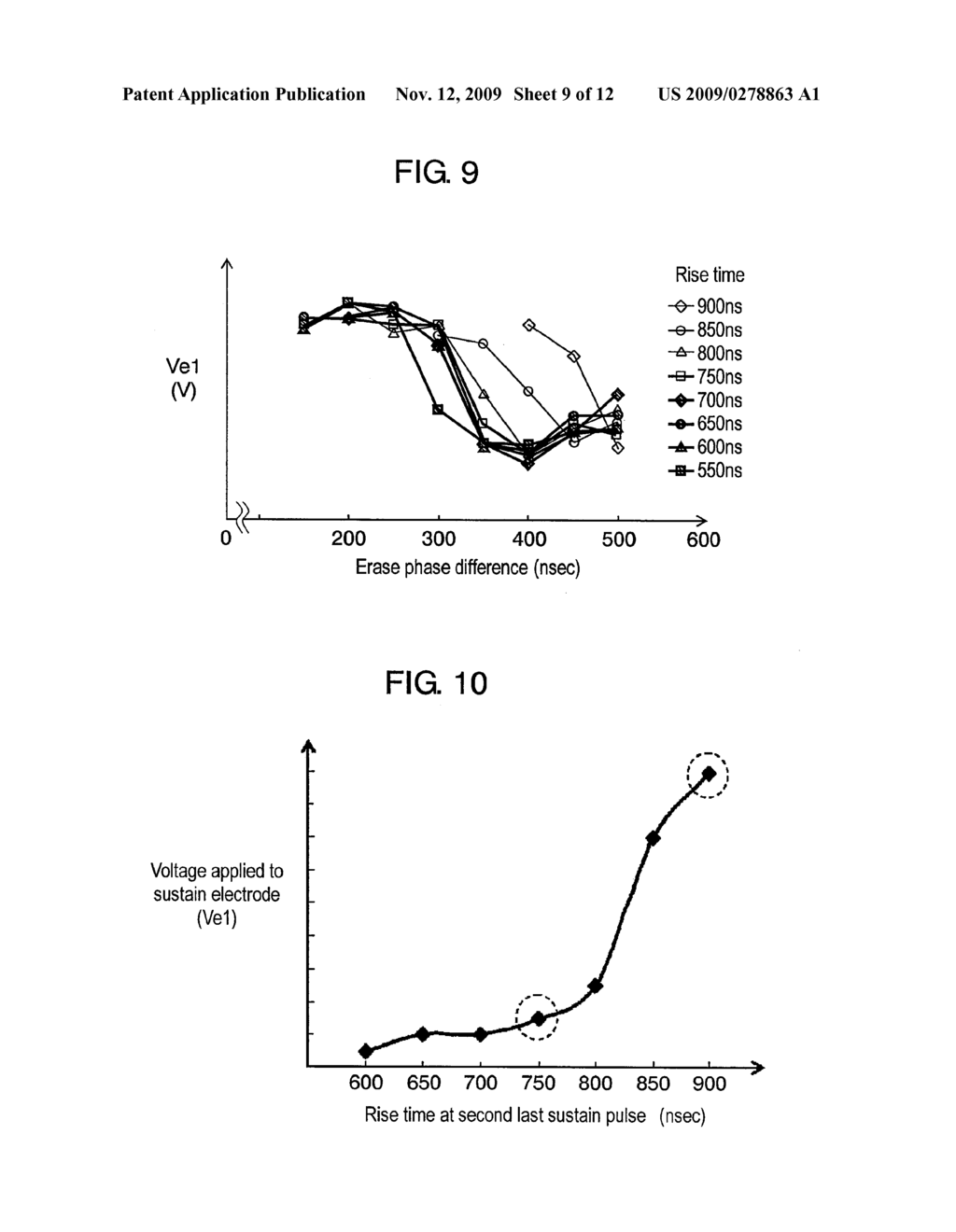 PLASMA DISPLAY PANEL DRIVE METHOD AND PLASMA DISPLAY DEVICE - diagram, schematic, and image 10