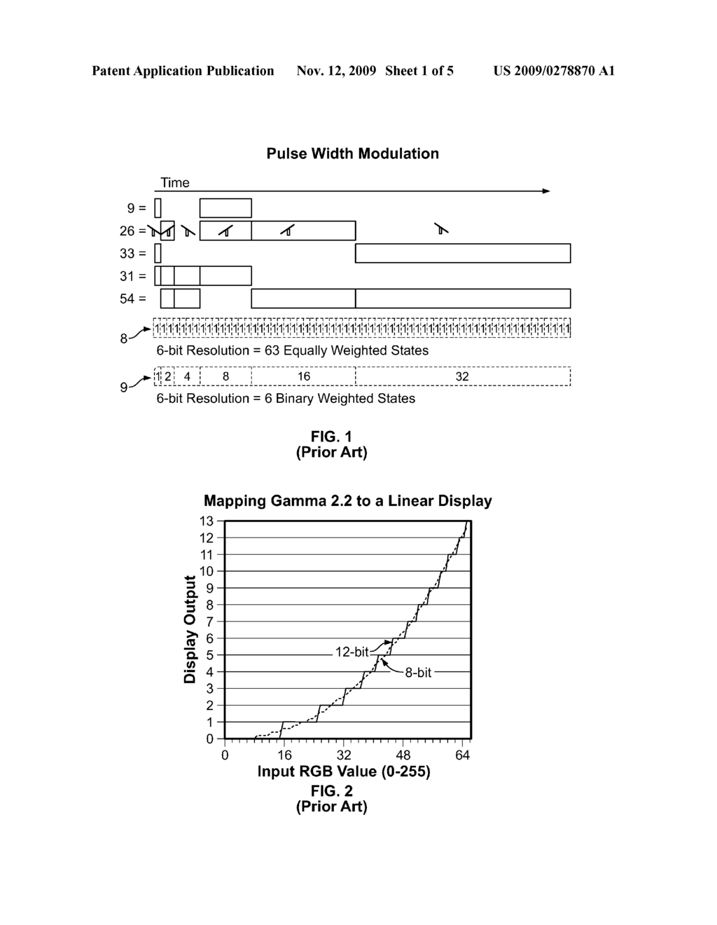 Method of Displaying Pixels Using Fractional Pulse Width Modulation - diagram, schematic, and image 02