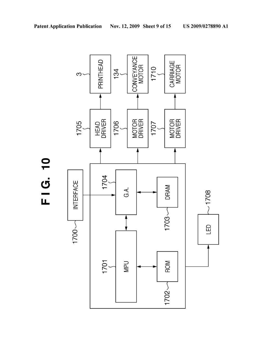 PRINT ELEMENT SUBSTRATE, PRINTHEAD, AND PRINTING APPARATUS - diagram, schematic, and image 10