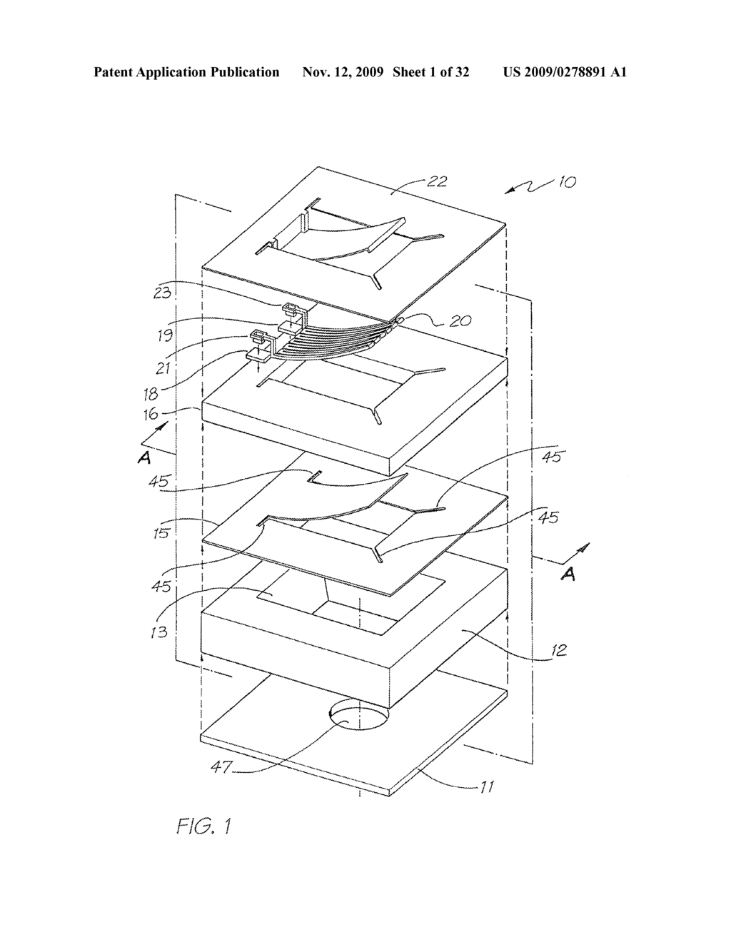 Printhead IC With Filter Structure At Inlet To Ink Chambers - diagram, schematic, and image 02