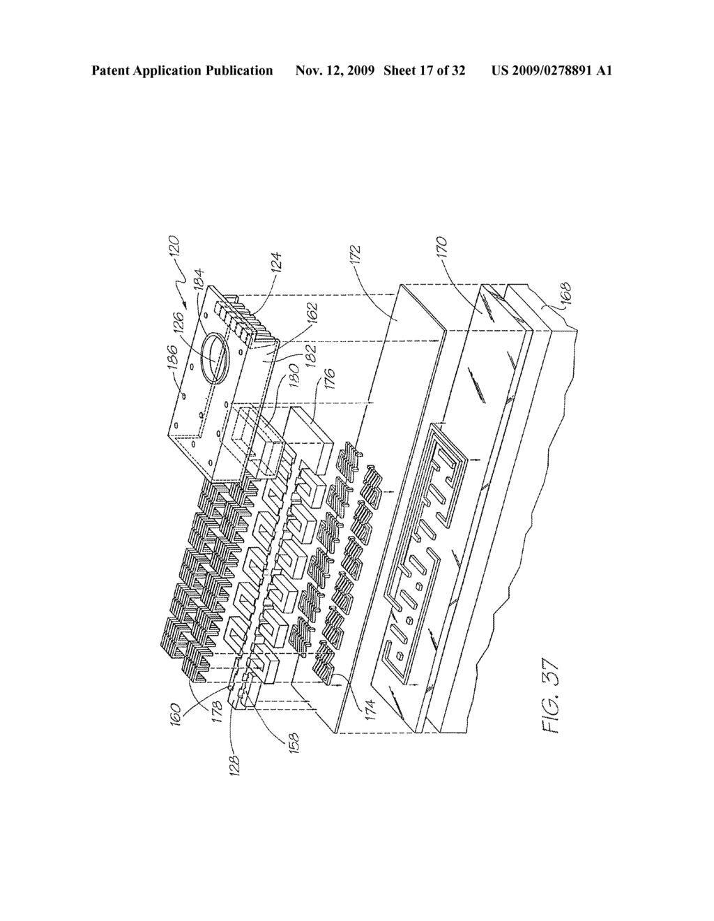 Printhead IC With Filter Structure At Inlet To Ink Chambers - diagram, schematic, and image 18