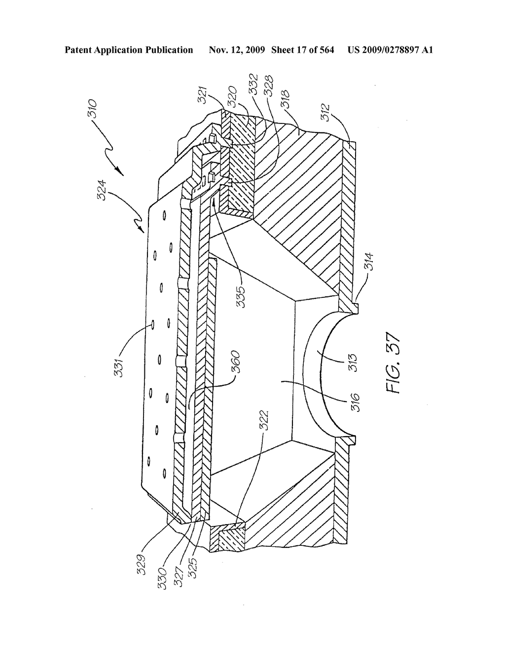 Inkjet Printhead With Nozzle Chambers Each Holding Two Fluids - diagram, schematic, and image 18