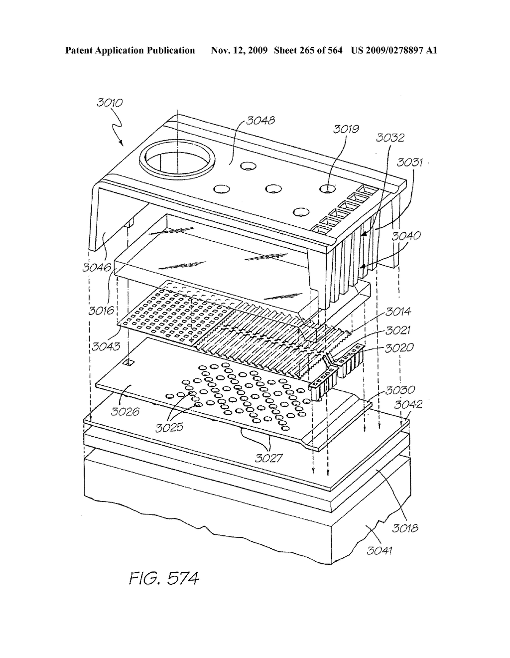 Inkjet Printhead With Nozzle Chambers Each Holding Two Fluids - diagram, schematic, and image 266