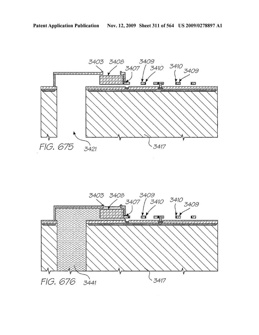 Inkjet Printhead With Nozzle Chambers Each Holding Two Fluids - diagram, schematic, and image 312