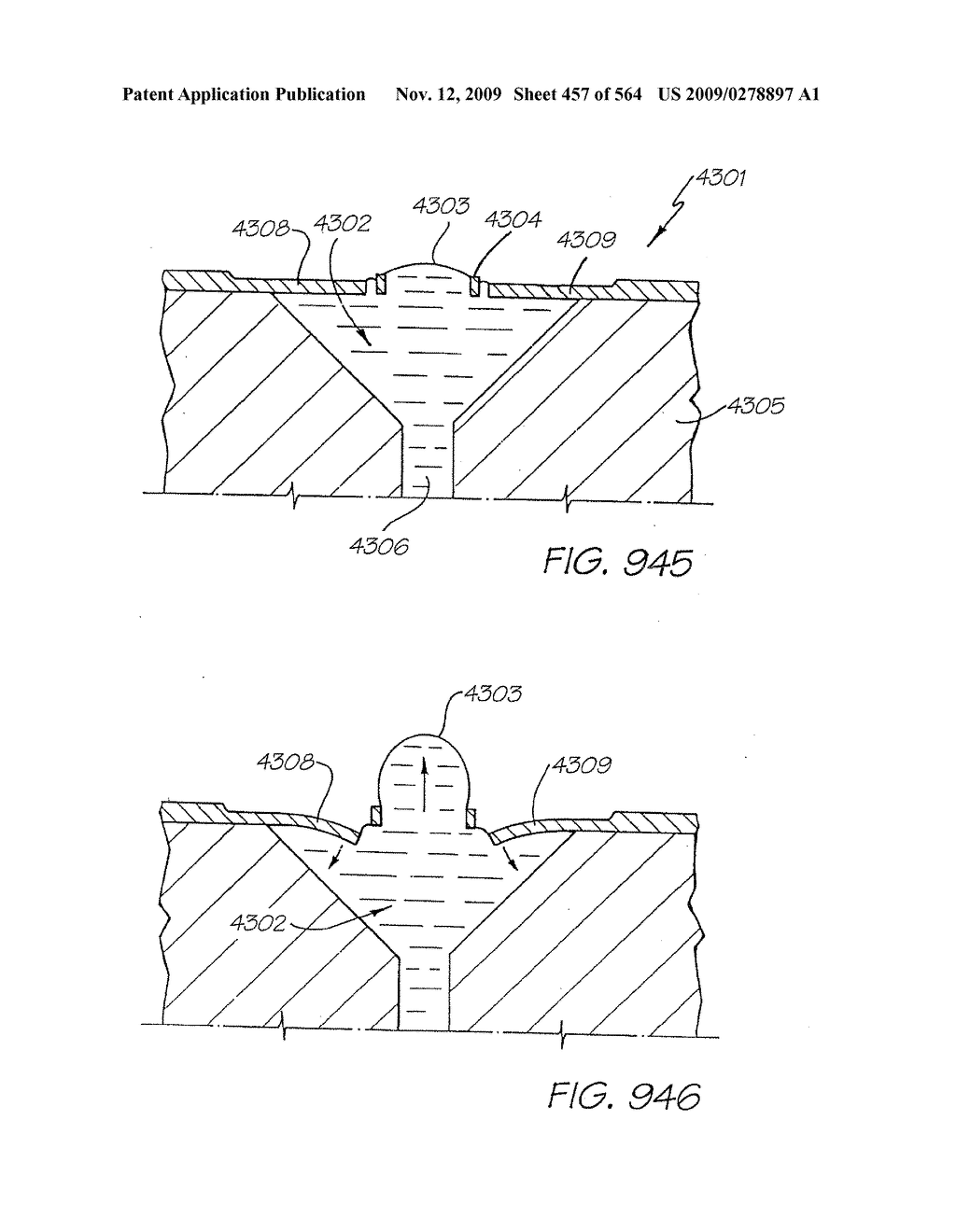 Inkjet Printhead With Nozzle Chambers Each Holding Two Fluids - diagram, schematic, and image 458