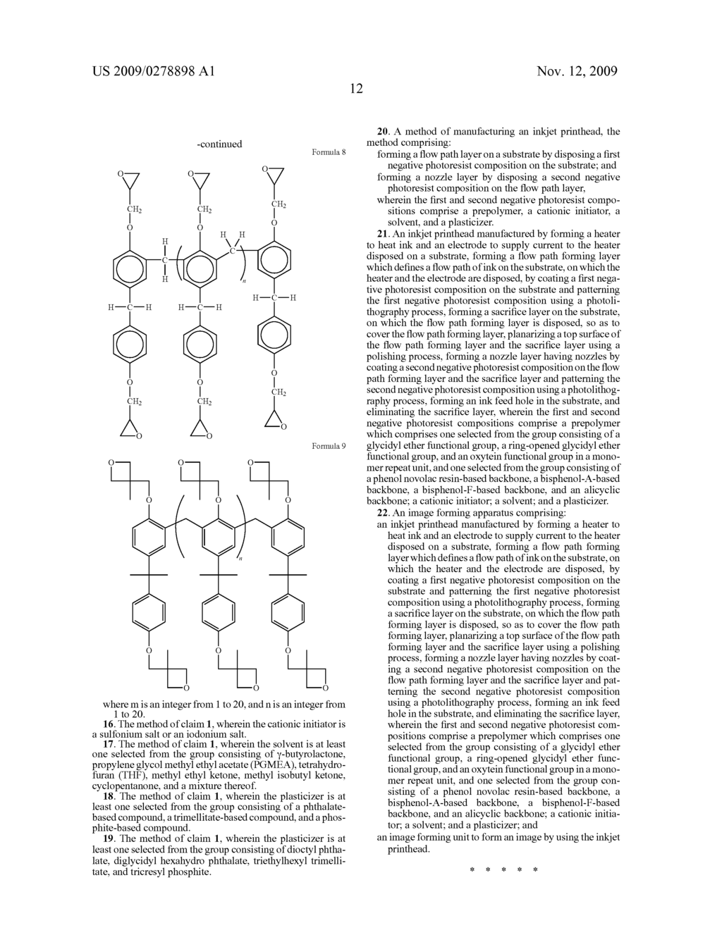 METHOD OF MANUFACTURING INKJET PRINTHEAD AND INKJET PRINTHEAD MANUFACTURED USING THE SAME - diagram, schematic, and image 25