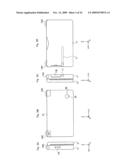 Hand-held imaging apparatus and storage medium storing program diagram and image