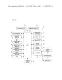 Hand-held imaging apparatus and storage medium storing program diagram and image