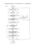 Hand-held imaging apparatus and storage medium storing program diagram and image