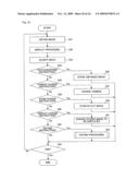 Hand-held imaging apparatus and storage medium storing program diagram and image