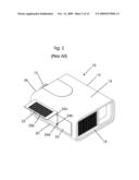 LAMP CHANGING SYSTEM FOR AN IMAGE PROJECTION LIGHTING DEVICE diagram and image