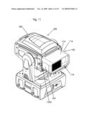 LAMP CHANGING SYSTEM FOR AN IMAGE PROJECTION LIGHTING DEVICE diagram and image