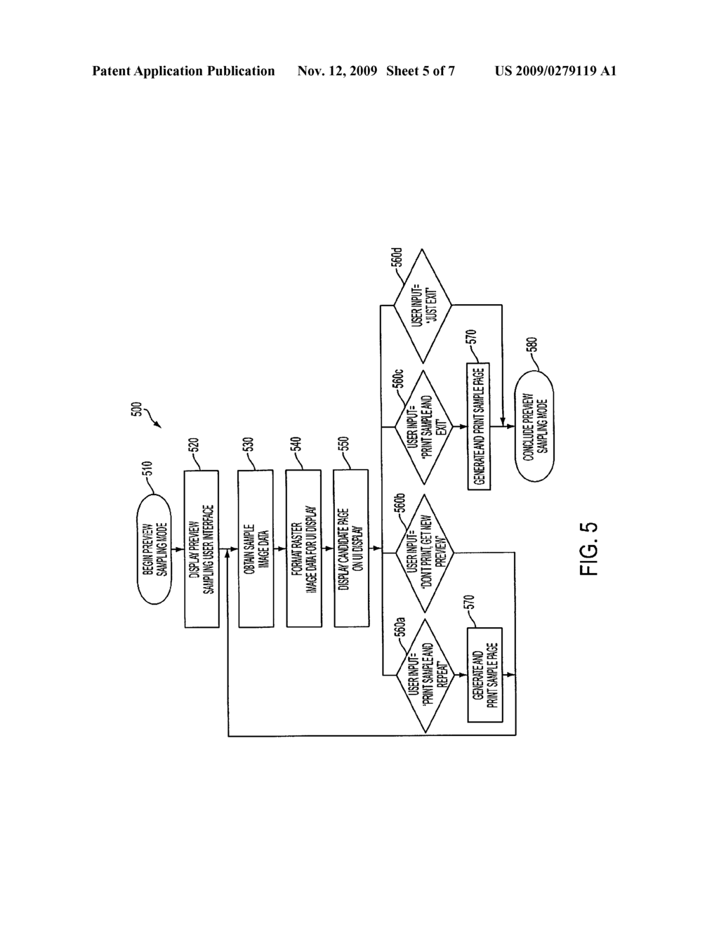 PRINTING SYSTEM WITH DYNAMIC SAMPLE PAGE PREVIEW - diagram, schematic, and image 06