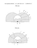 LIGHT EMITTING DIODE AND LENS FOR THE SAME diagram and image