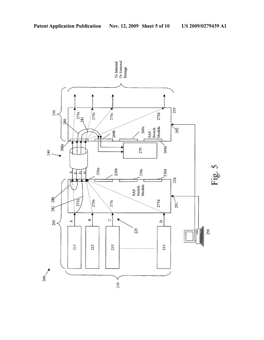 SYSTEMS, METHODS AND COMPUTER PROGRAM PRODUCTS FOR CONTROLLING HIGH SPEED NETWORK TRAFFIC IN SERVER BLADE ENVIRONMENTS - diagram, schematic, and image 06