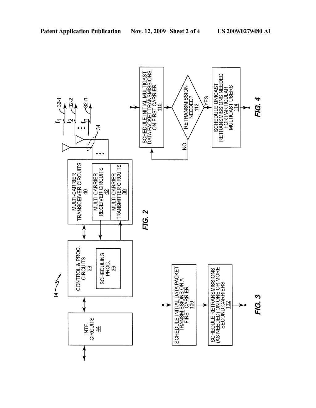 Method and Apparatus for Retransmission Scheduling and Control in Multi-Carrier Wireless Communication Networks - diagram, schematic, and image 03