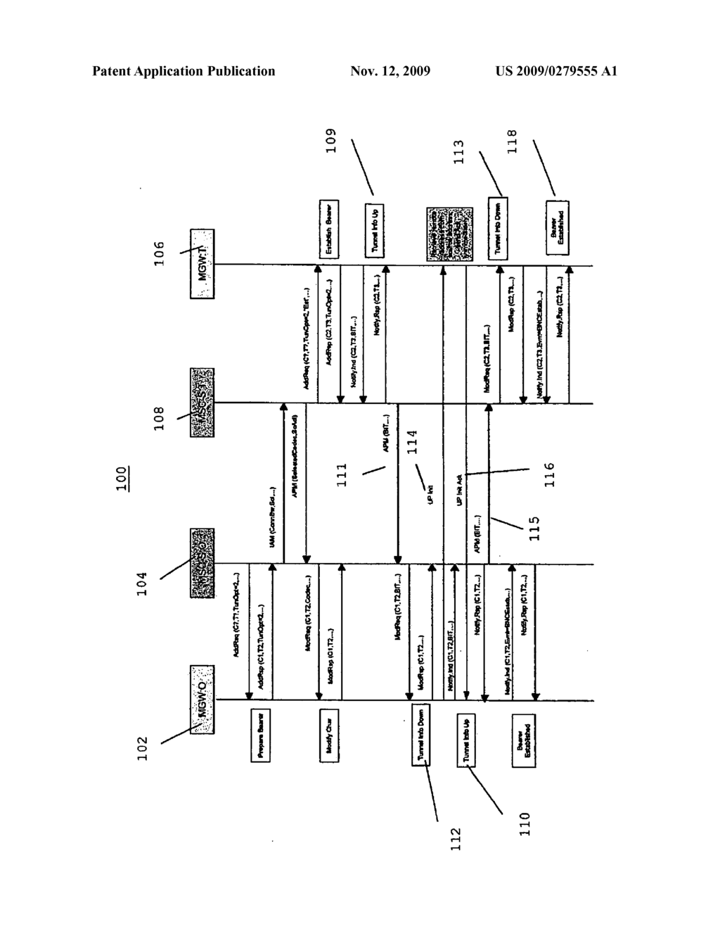 Method and apparatus for a fast installation of an ip user connection over a 3gpp nb interface under application of the bicc 