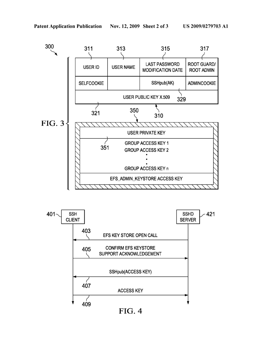 SECURE SHELL USED TO OPEN A USER'S ENCRYPTED FILE SYSTEM KEYSTORE - diagram, schematic, and image 03