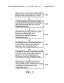 IMAGE IDENTIFICATION APPARATUS AND METHOD FOR COMPARING AN IMAGE FRAME WITH A PREDETERMINED IMAGE diagram and image