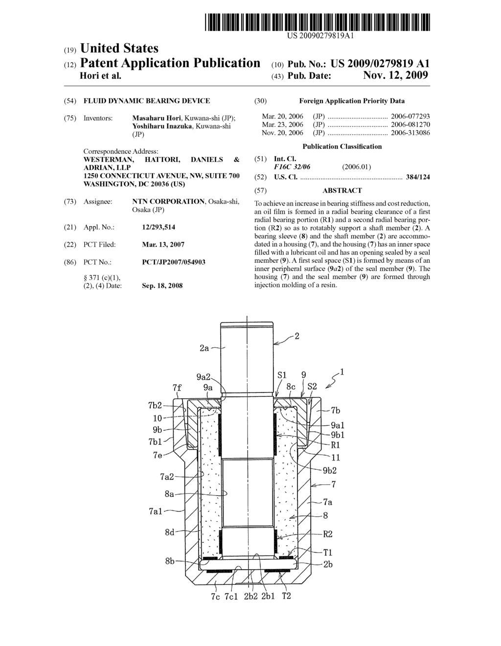 FLUID DYNAMIC BEARING DEVICE - diagram, schematic, and image 01