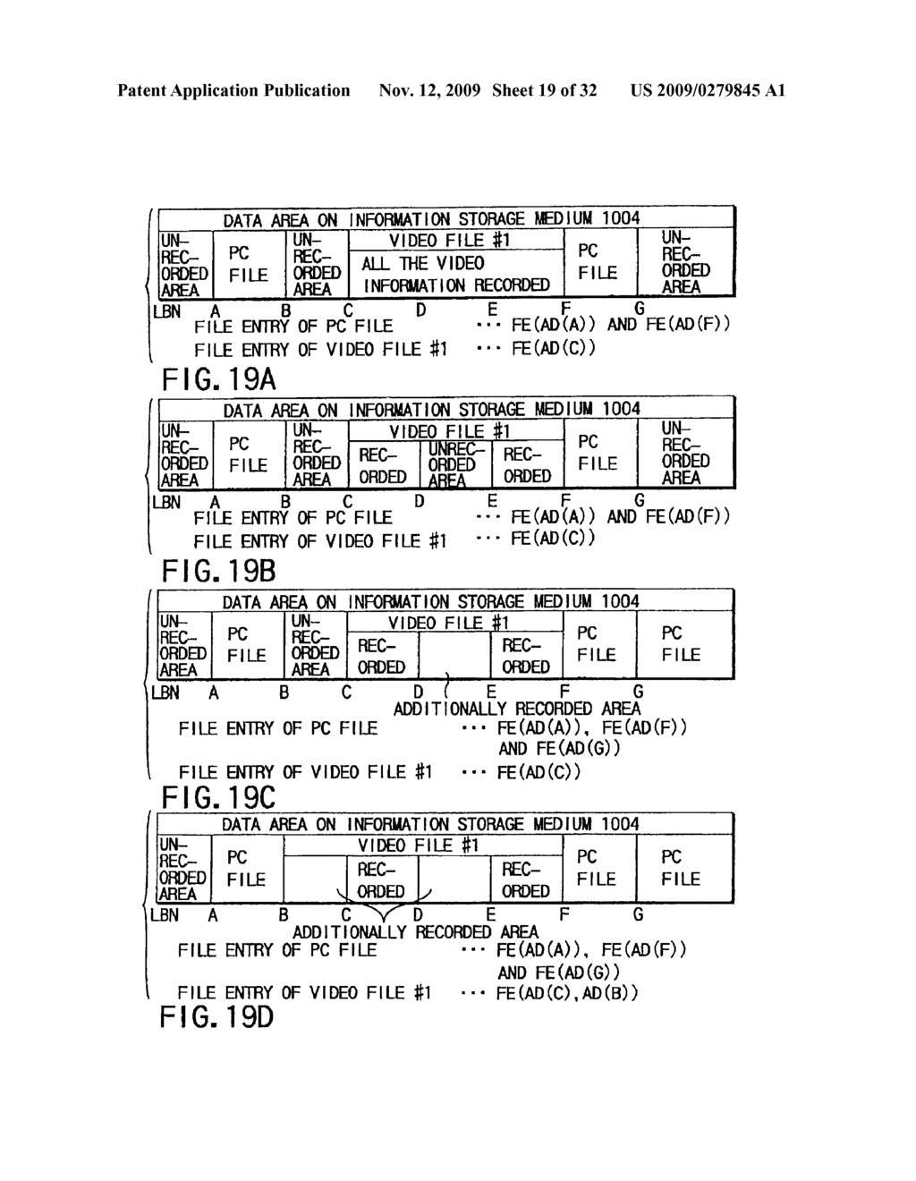 INFORMATION RECORDING METHOD, INFORMATION RECORDING MEDIUM, AND INFORMATION REPRODUCING METHOD, WHEREIN INFORMATION IS STORED ON A DATA RECORDING PORTION AND A MANAGEMENT INFORMATION RECORDING PORTION - diagram, schematic, and image 20