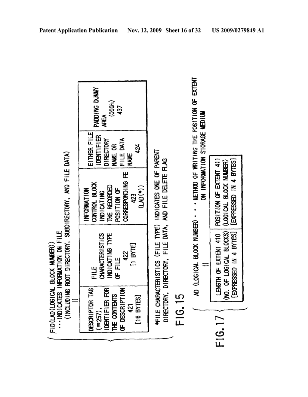 INFORMATION RECORDING METHOD, INFORMATION RECORDING MEDIUM, AND INFORMATION REPRODUCING METHOD, WHEREIN INFORMATION IS STORED ON A DATA RECORDING PORTION AND A MANAGEMENT INFORMATION RECORDING PORTION - diagram, schematic, and image 17
