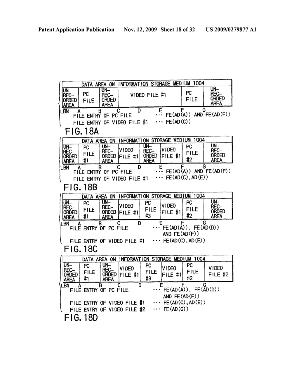 INFORMATION RECORDING METHOD, INFORMATION RECORDING MEDIUM, AND INFORMATION REPRODUCING METHOD, WHEREIN INFORMATION IS STORED ON A DATA RECORDING PORTION AND A MANAGEMENT INFORMATION RECORDING PORTION - diagram, schematic, and image 19