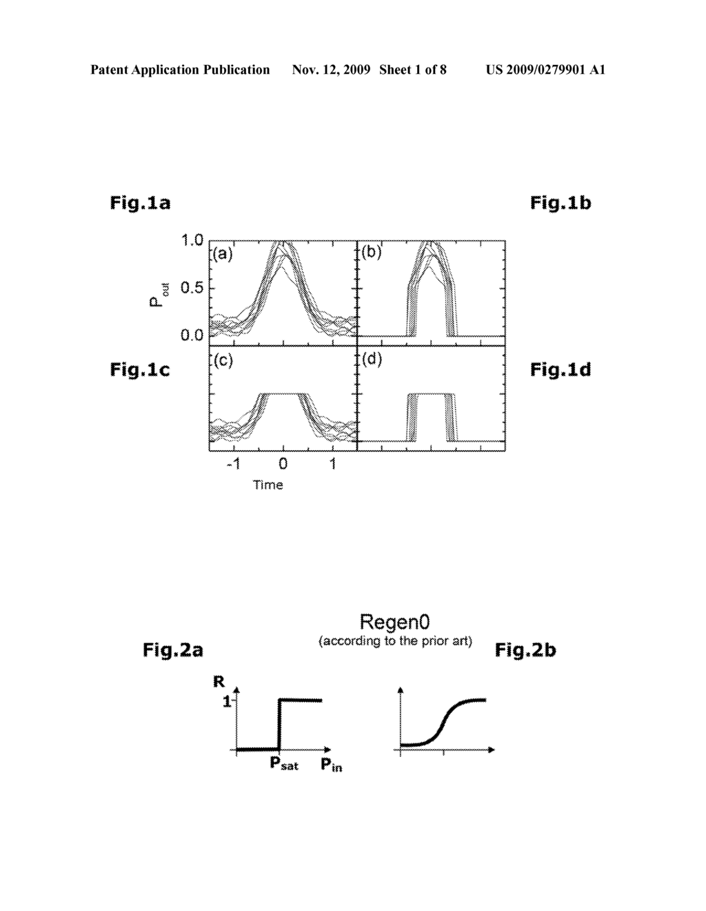 PASSIVE COMPONENT FOR ALL-OPTICAL REGENERATION OF HIGH LEVELS BY SATURABLE ABSORPTIONS CAVITY - diagram, schematic, and image 02